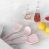 Silicone Cooking Utensils Set - 446??F Heat Resistant Kitchen Utensils,Turner Tongs,Spatula,Spoon,Brush,Whisk,Kitchen Utensil Gadgets Tools Set for Nonstick Cookware,Dishwasher Safe (BPA Free)