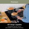 Extended Life Premium Ceramic Cookware 9 Piece Pots & Pans Set, Nonstick, PFAS Free, Ceramic Coated, Oven Safe to 550??F, All Stovetops & Induction Compatible