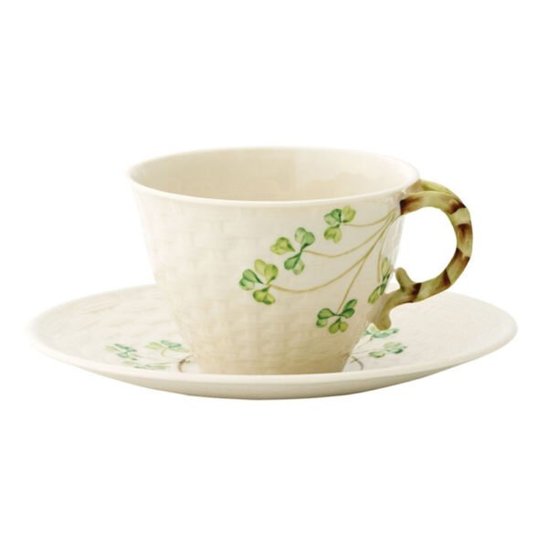 eberton Classic Shamrock Tea Cup and Saucer