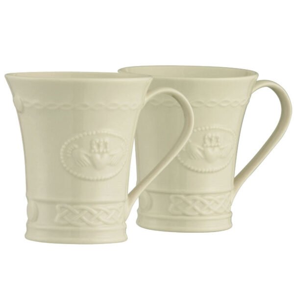 eberton Classic Claddagh 10oz Mug Pair