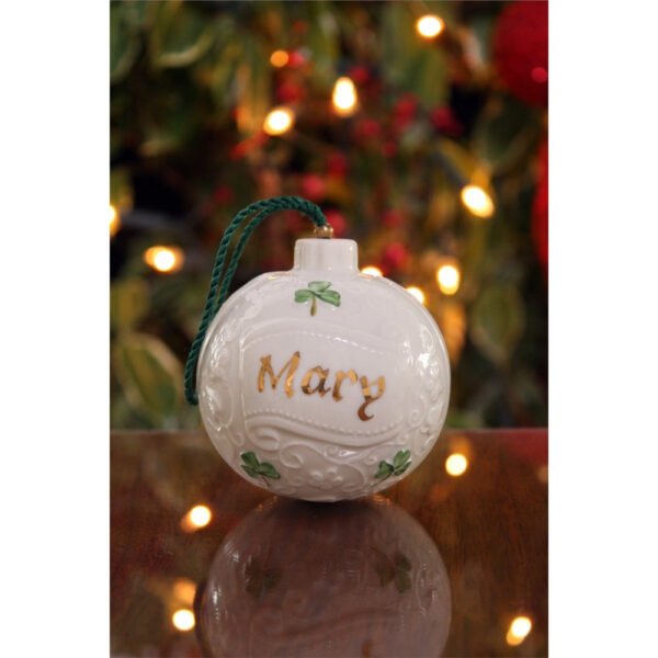 eberton Classic Personalised Christmas Bauble