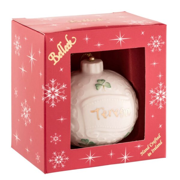 eberton Classic Personalised Christmas Bauble