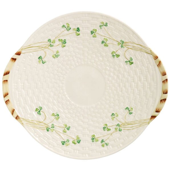 eberton Classic Personalised Shamrock Bread Plate
