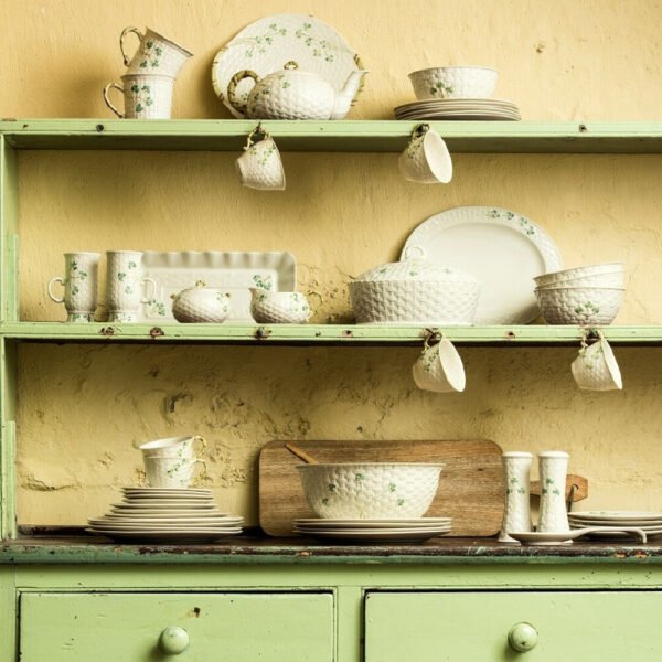 eberton Classic Shamrock Butter Dish