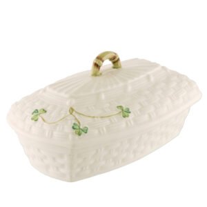 eberton Classic Shamrock Butter Dish