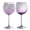 Galway Crystal Erne Gin & Tonic Pair Amethyst