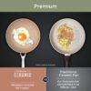 Extended Life Premium Ceramic Cookware 9 Piece Pots & Pans Set, Nonstick, PFAS Free, Ceramic Coated, Oven Safe to 550??F, All Stovetops & Induction Compatible
