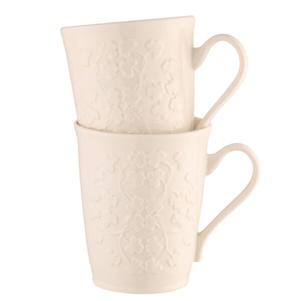 eberton Classic Field of Shamrock Mugs Set of 2