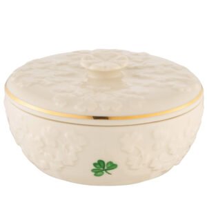eberton Classic Field of Shamrocks Trinket Box