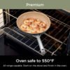 Extended Life Premium Ceramic Cookware 9 Piece Pots & Pans Set, Nonstick, PFAS Free, Ceramic Coated, Oven Safe to 550??F, All Stovetops & Induction Compatible