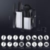 Kitchen Utensils Set for Cooking-7 Cooking Utensils,6 Knife set Black,5 Utensil Sets,utensilios