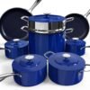 13pc Forged Lightweight Cookware Set PFAS Free, Healthy G10 Duralon Ceramic Coating, Ultra Non-Stick, Stay-Cool Handles, Works on All Cooktops & Induction Ready