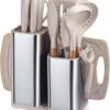 Kitchen Utensils Set for Cooking-7 Cooking Utensils,6 Knife set Black,5 Utensil Sets,utensilios