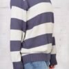 DSC01652 Brianna Cotton Thick Stripe Sweater