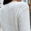 Zoe Cable Knit Cardigan