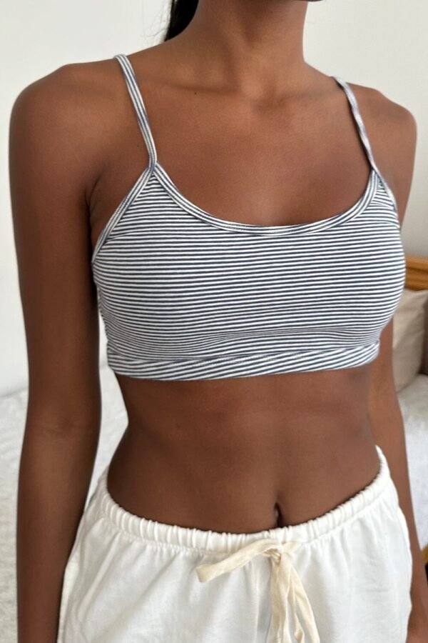 MB922-58SU290011_01 Lainey Striped Bra Top