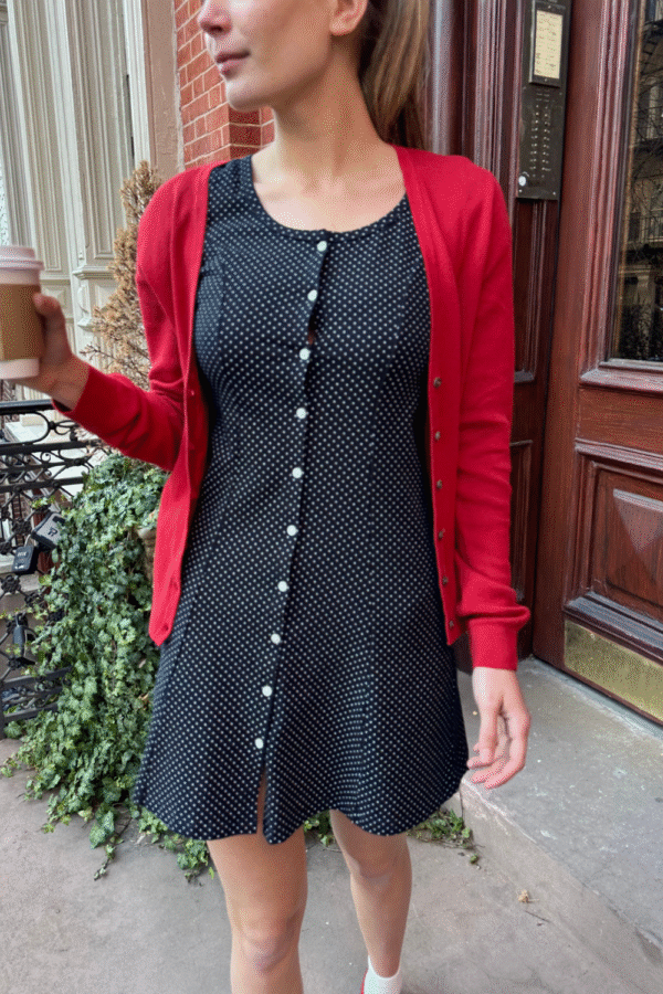 MCH631-58S07100V228C-03 Autumn Polka Dots Dress