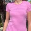 MD159K-166SQ6600B16-01 Hailie Long Striped Top