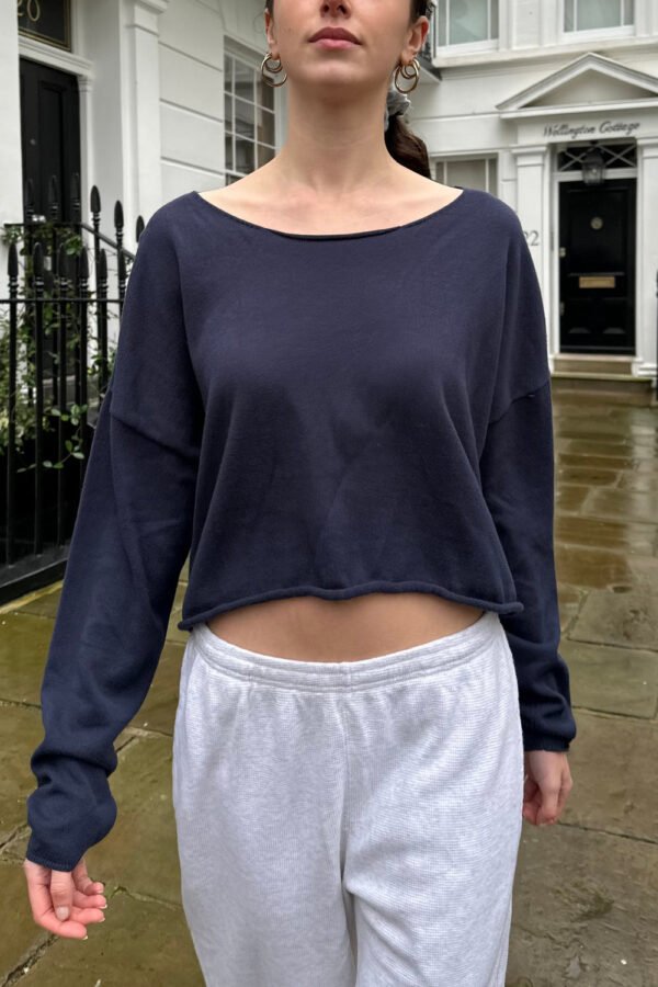 MDA175L-F03SS6600F12-1 Cameron Cropped Sweater