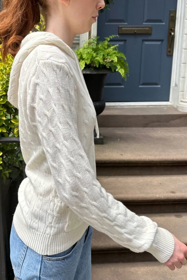 MH123L-Z275S1620000-03 Ayla Cable Knit Hoodie