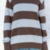 MH320-Z037S5900551_1 Brianna Cotton Thick Stripe Sweater