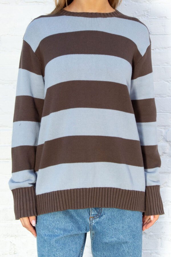 MH320-Z037S5900551_1 Brianna Cotton Thick Stripe Sweater