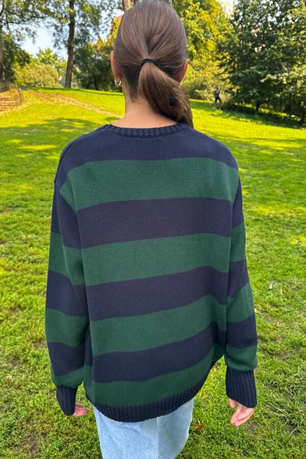 MH320-Z037SH9300551-04 Brianna Cotton Thick Stripe Sweater