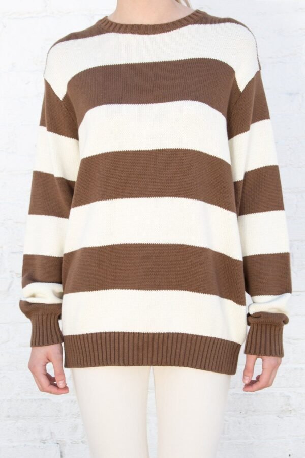 MH320-Z037SZ11400551_1 Brianna Cotton Thick Stripe Sweater