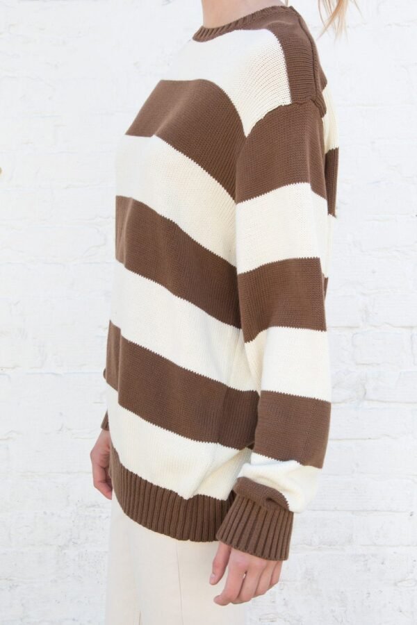 MH320-Z037SZ11400551_2 Brianna Cotton Thick Stripe Sweater