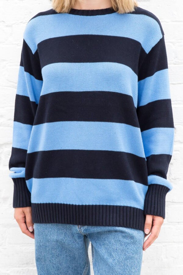 MH320-Z037SZ11500551_1 Brianna Cotton Thick Stripe Sweater