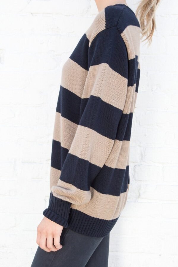 MH320-Z037SZ11600551_2 Brianna Cotton Thick Stripe Sweater