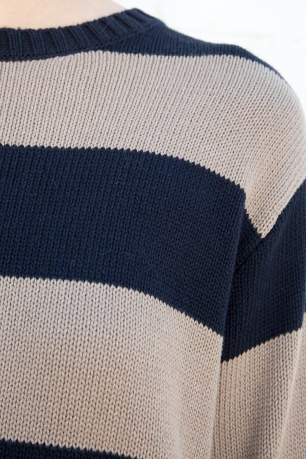 MH320-Z037SZ11600551_4 Brianna Cotton Thick Stripe Sweater