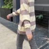 MH320-Z037SZ15000551_0 Brianna Cotton Thick Stripe Sweater
