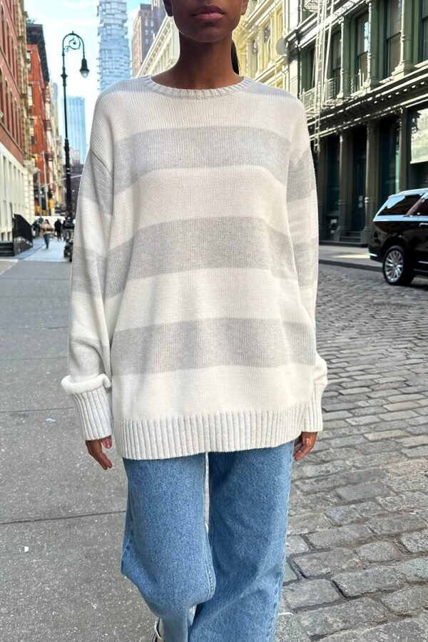 MH320-Z037SZ17900551_01 Brianna Cotton Thick Stripe Sweater