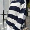MH320-Z037SZ18900551-2 Brianna Cotton Thick Stripe Sweater