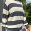 MH320-Z037SZ8300551-3 Brianna Cotton Thick Stripe Sweater