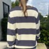 MH320-Z037SZ8300551-4 Brianna Cotton Thick Stripe Sweater