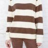 MH320-Z037SZ8400551_1 Brianna Cotton Thick Stripe Sweater