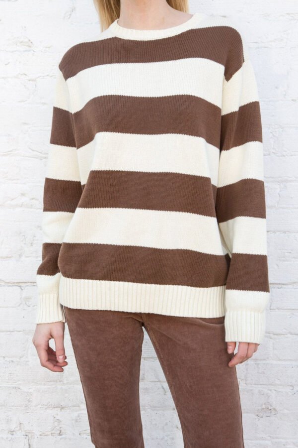 MH320-Z037SZ8400551_1 Brianna Cotton Thick Stripe Sweater