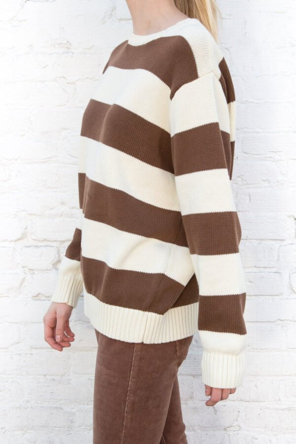 MH320-Z037SZ8400551_2 Brianna Cotton Thick Stripe Sweater