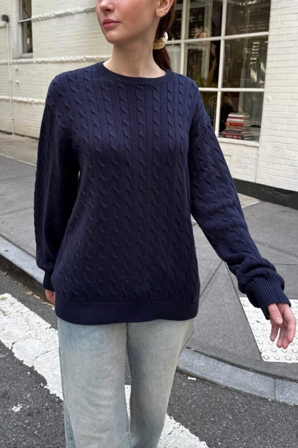 MH320-Z275SW330000-02 Brianna Cotton Cable Knit Sweater