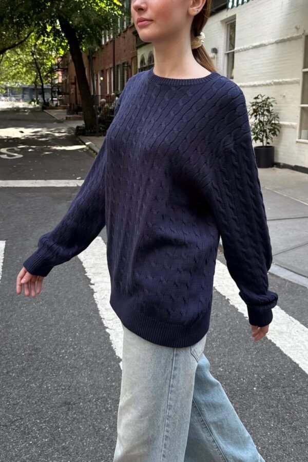MH320-Z275SW330000-04 Brianna Cotton Cable Knit Sweater