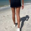 MH410-Z104S07100Z116-05 Louisa Striped Mini Skirt