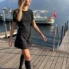 Dana Plaid Buckle Skirt