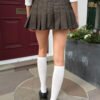 Dana Pleated Buckle Skirt