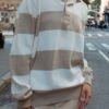 MH430P-Z037SZ12400551 Katiana Striped Sweater