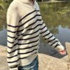MH473-Z037S65600RC-02 Aleah Cotton Stripe Sweater