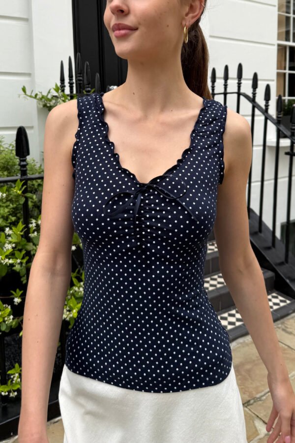 Malena Polka Dots Top