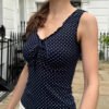 Malena Polka Dots Top