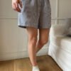 MH714A-Z324S07100Z401-02 Keira Long Gingham Boxer Shorts